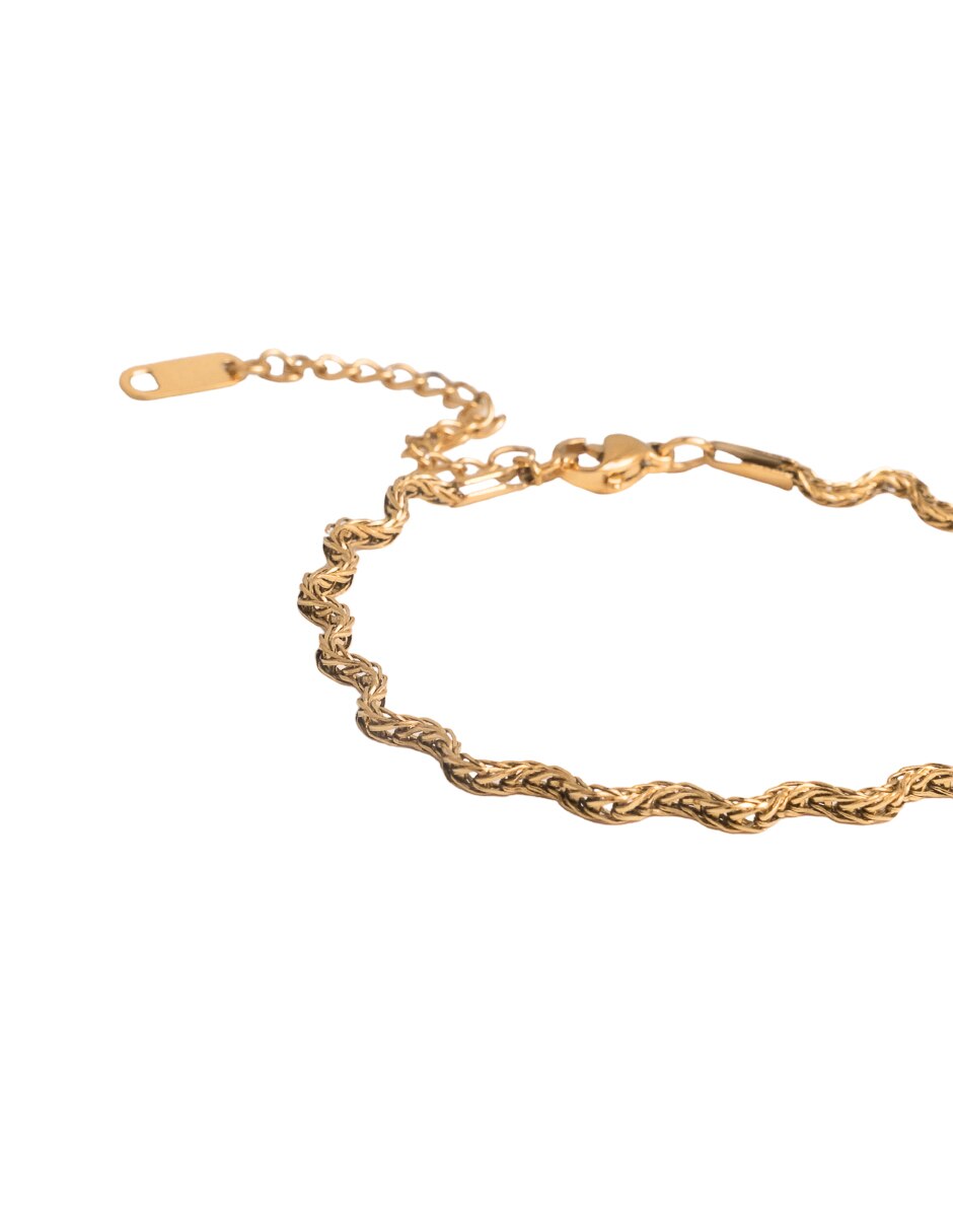 Pulsera acabado chapa de oro 2