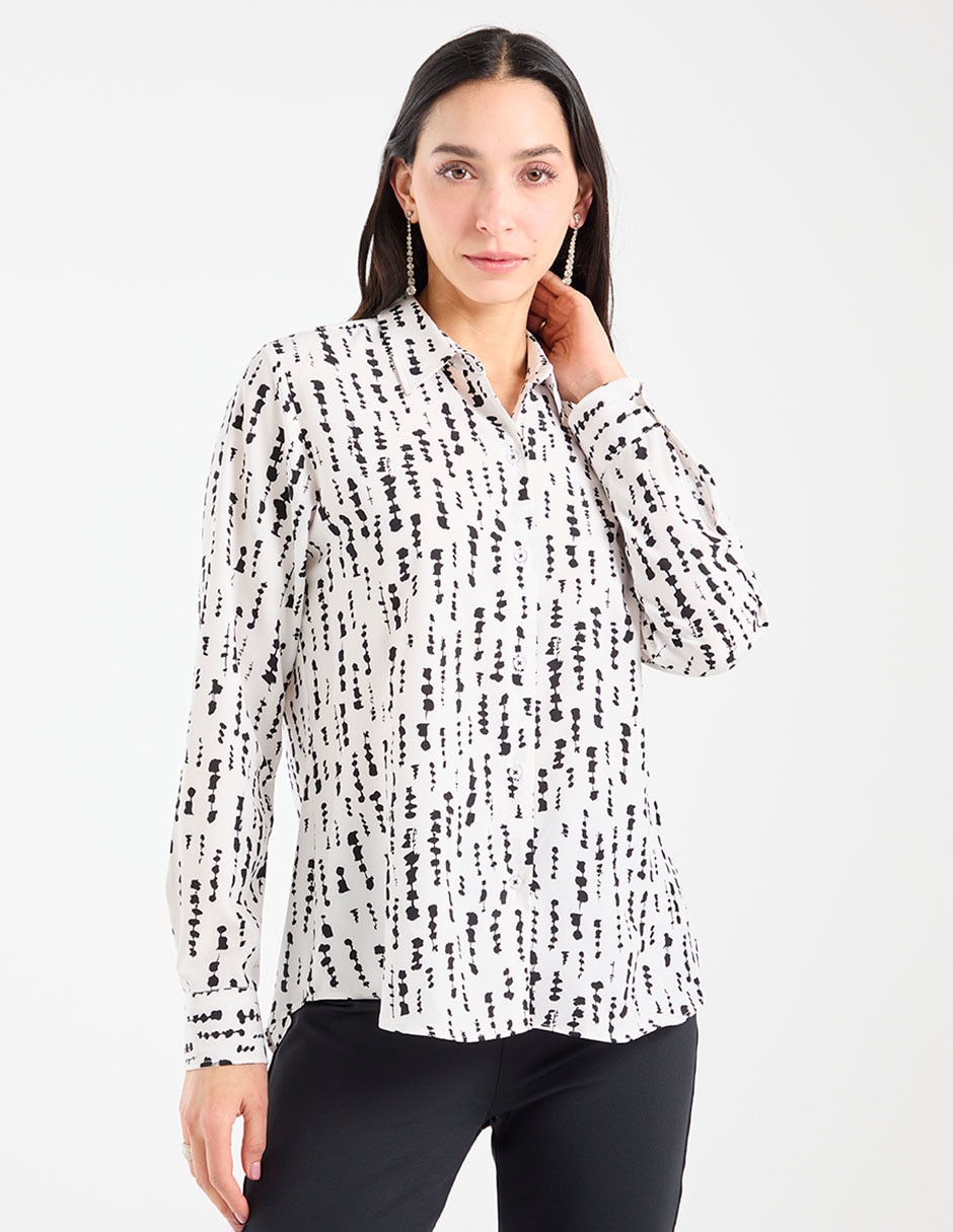 Blusa Parllieni manga larga para mujer