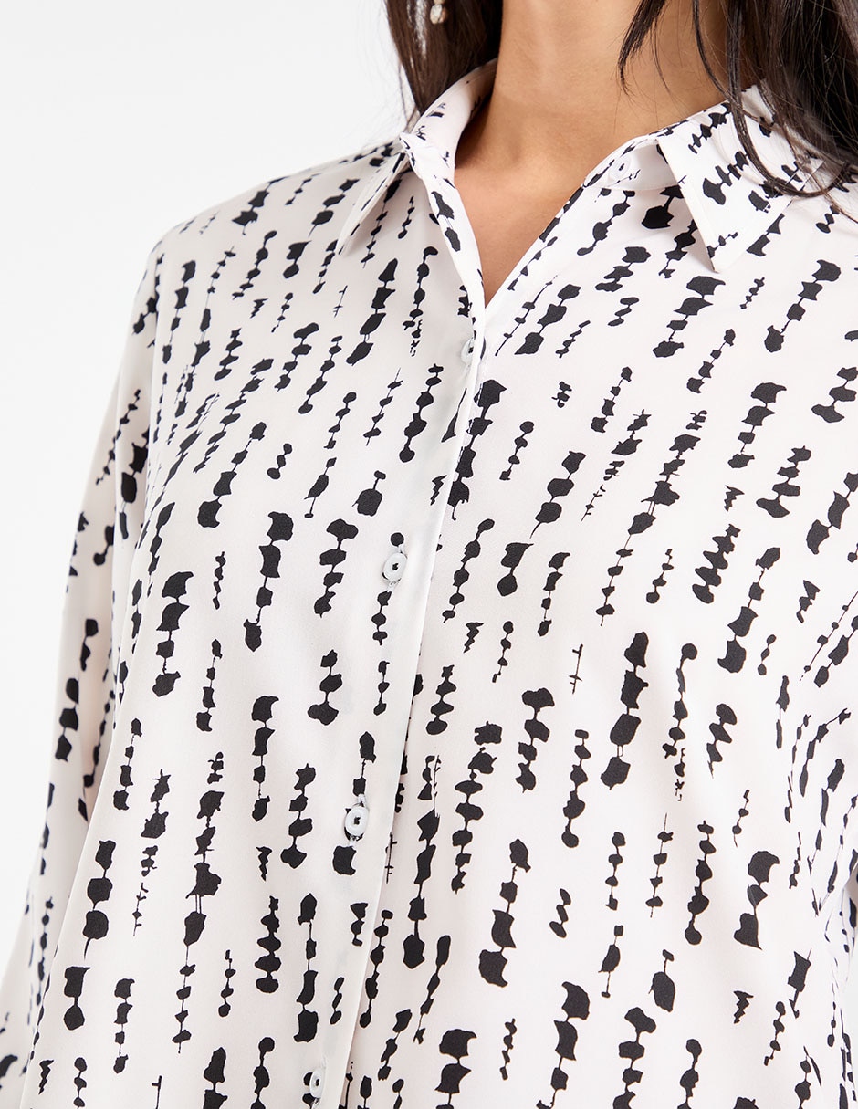 Blusa Parllieni manga larga para mujer