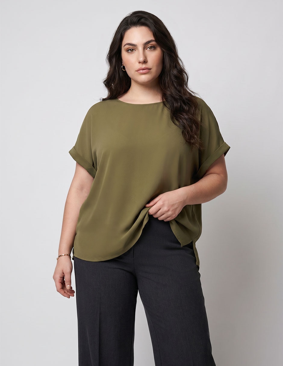 Blusa manga corta para mujer Blusa manga corta para mujer