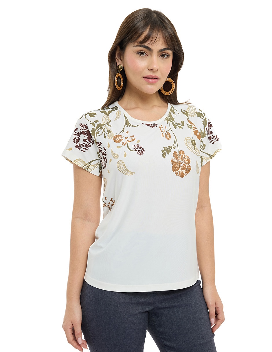 Blusa manga corta para mujer Blusa manga corta para mujer