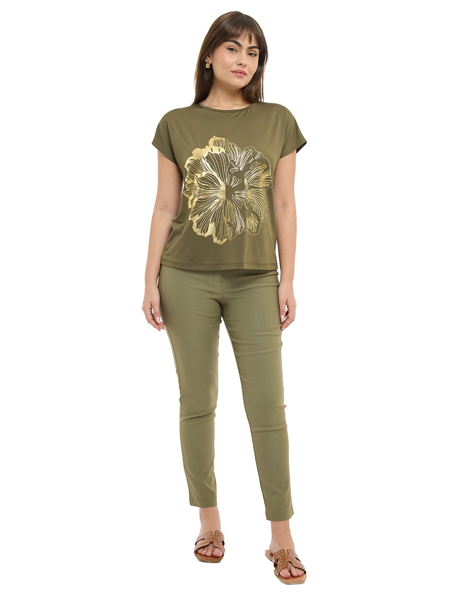 Blusa manga corta para mujer 3