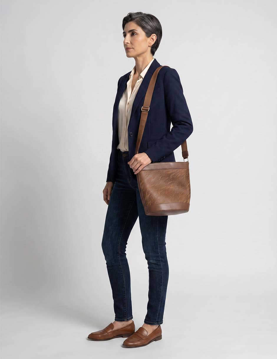 Bolsa bucket para mujer 4