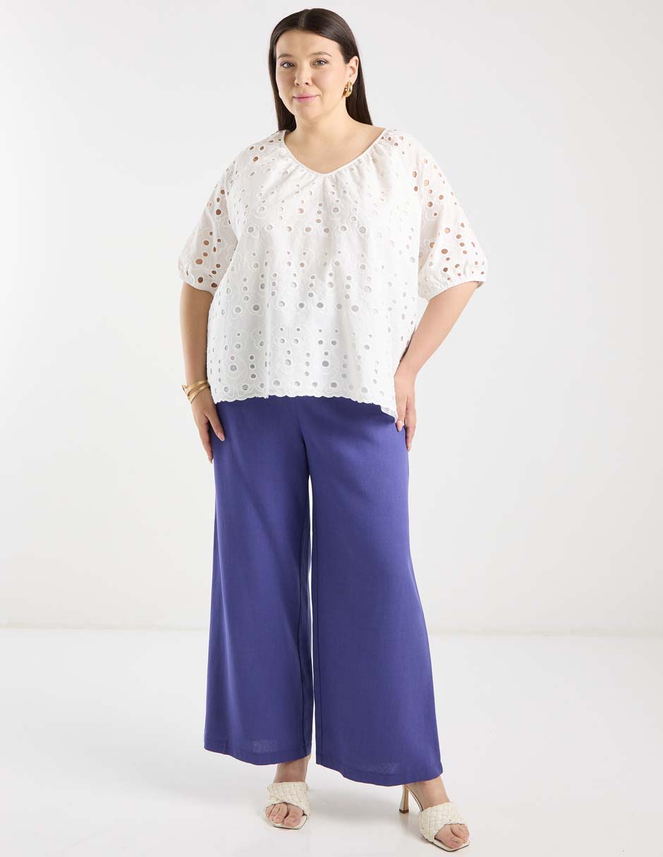 Blusa Weekend Plus manga al codo para mujer