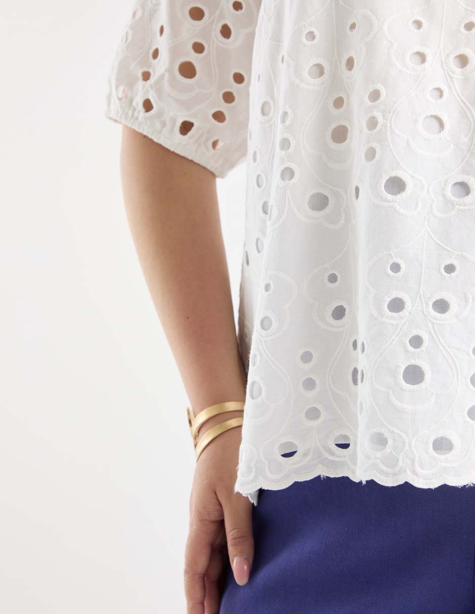 Blusa Weekend Plus manga al codo para mujer