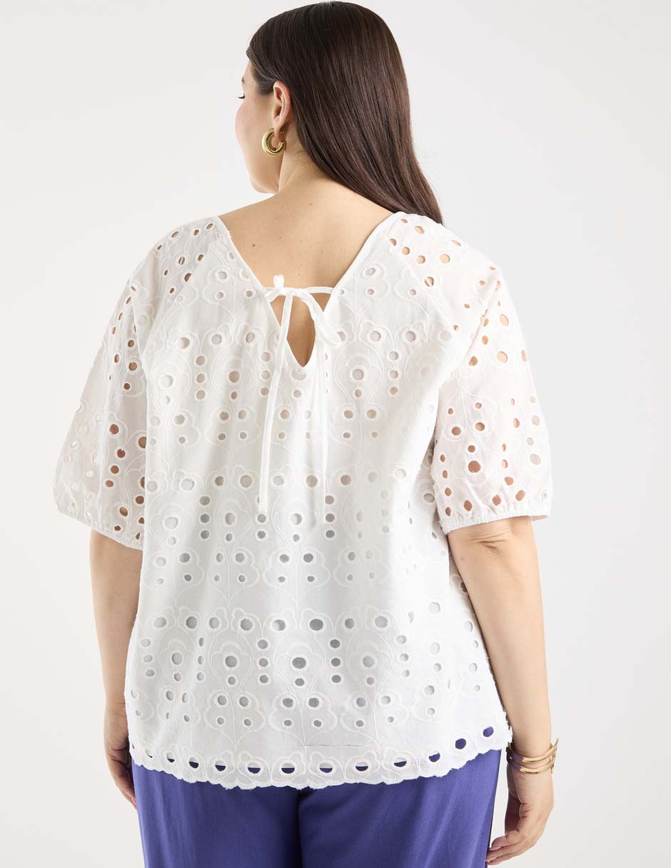 Blusa Weekend Plus manga al codo para mujer