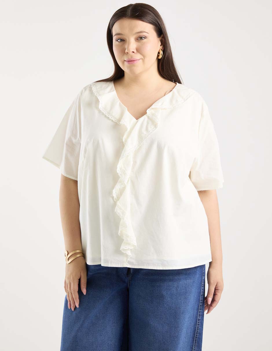 Blusa manga al codo para mujer Blusa manga al codo para mujer