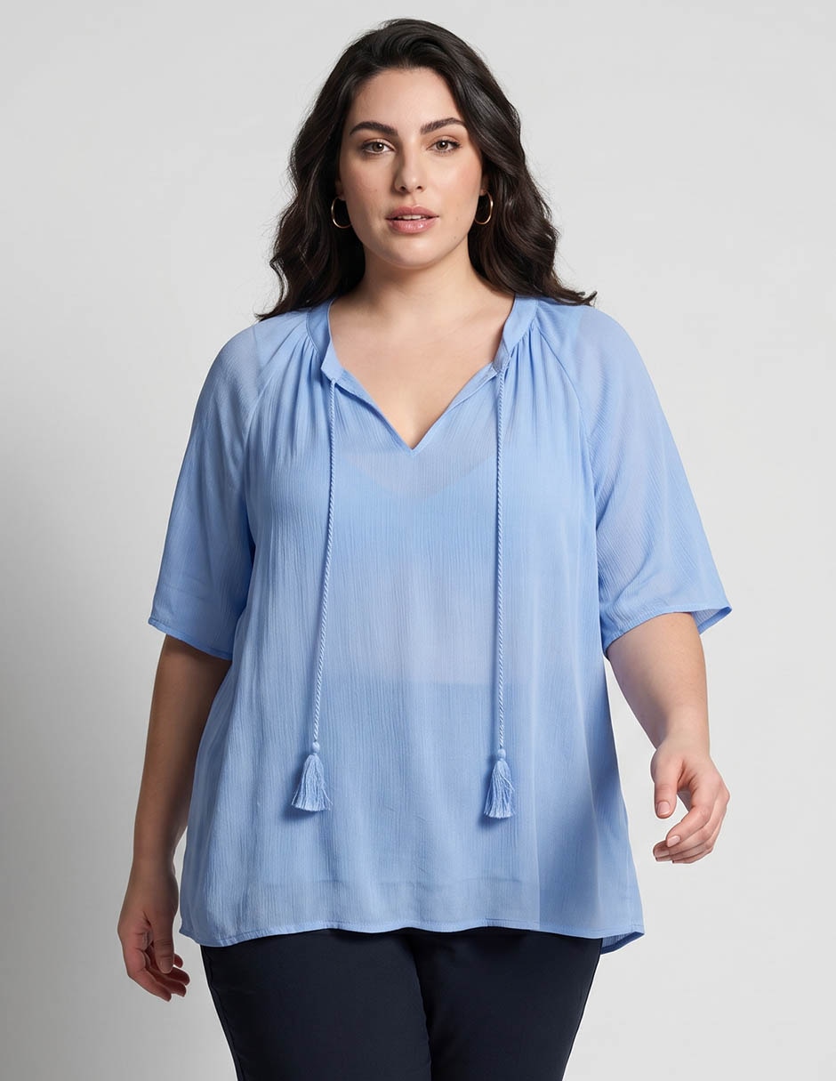 Blusa manga al codo para mujer Blusa manga al codo para mujer