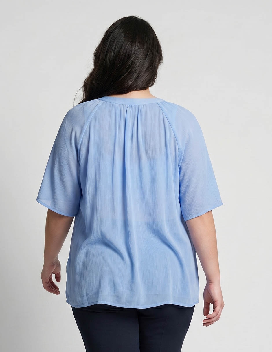 Blusa manga al codo para mujer 2