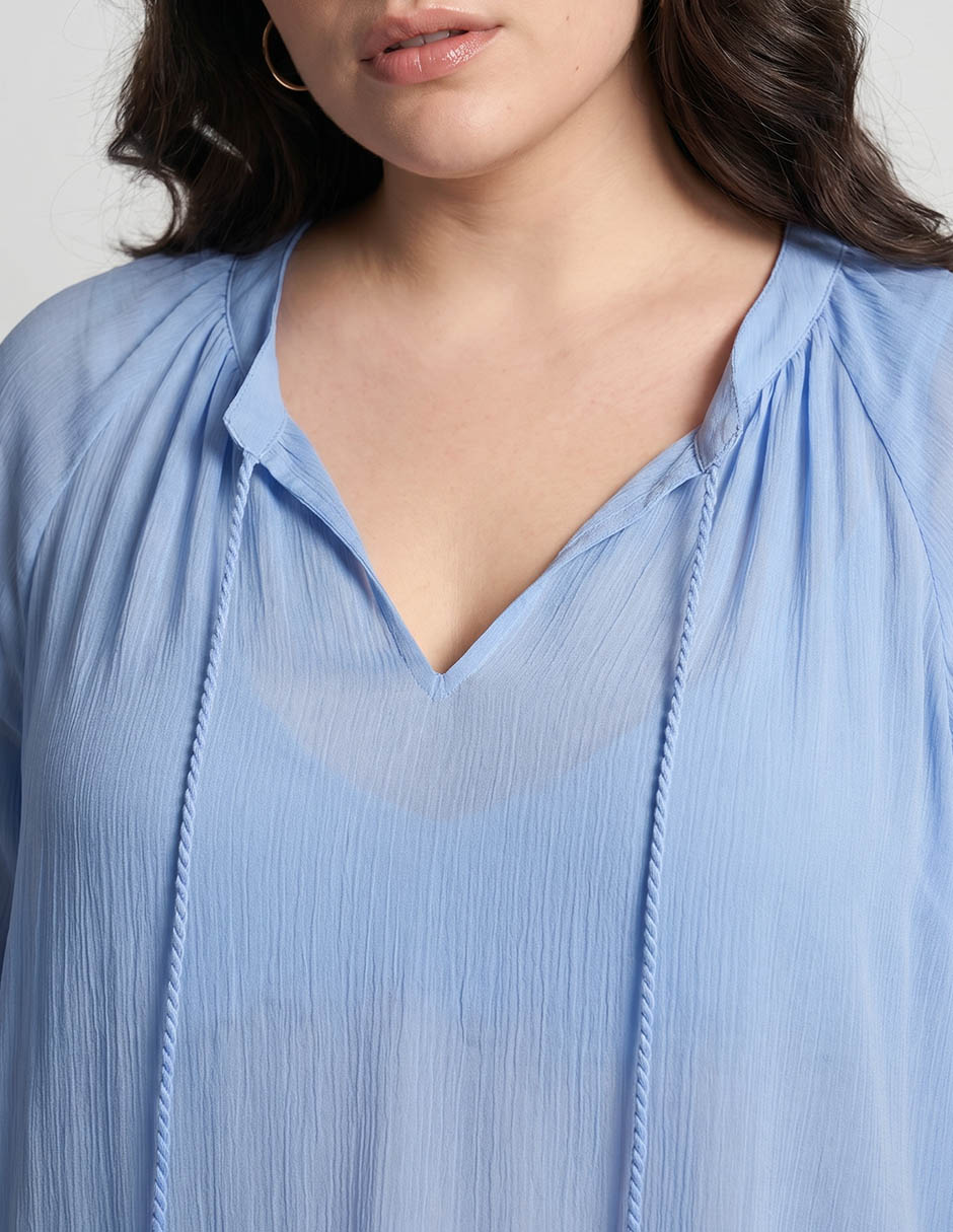 Blusa manga al codo para mujer 3