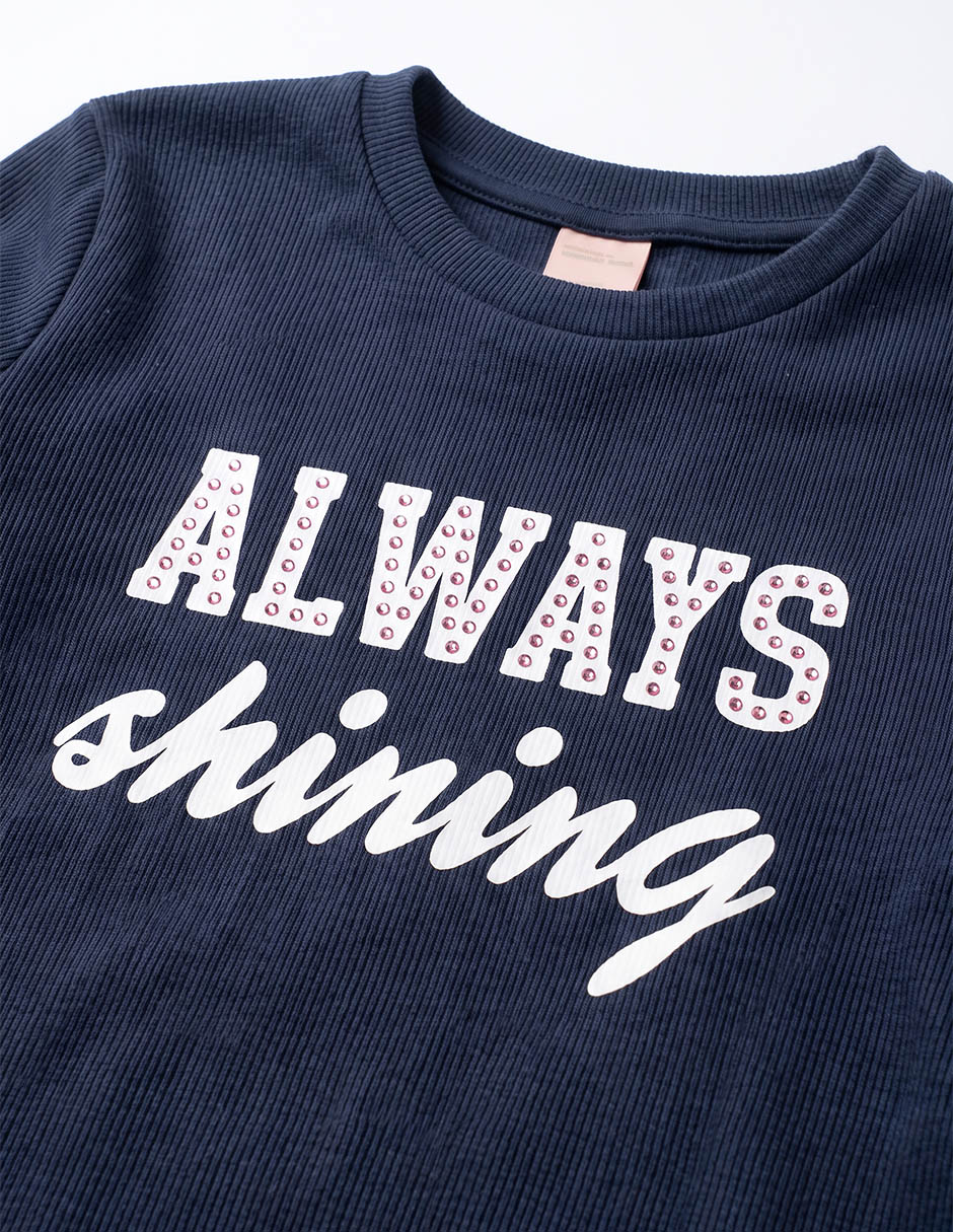 Playera manga larga para niña 4