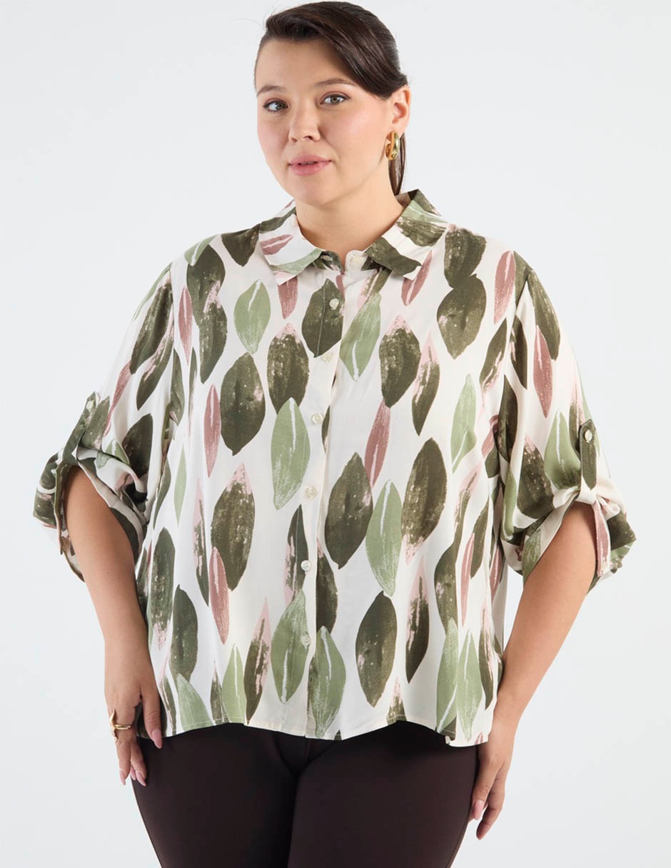 Blusa manga 3/4 para mujer 2