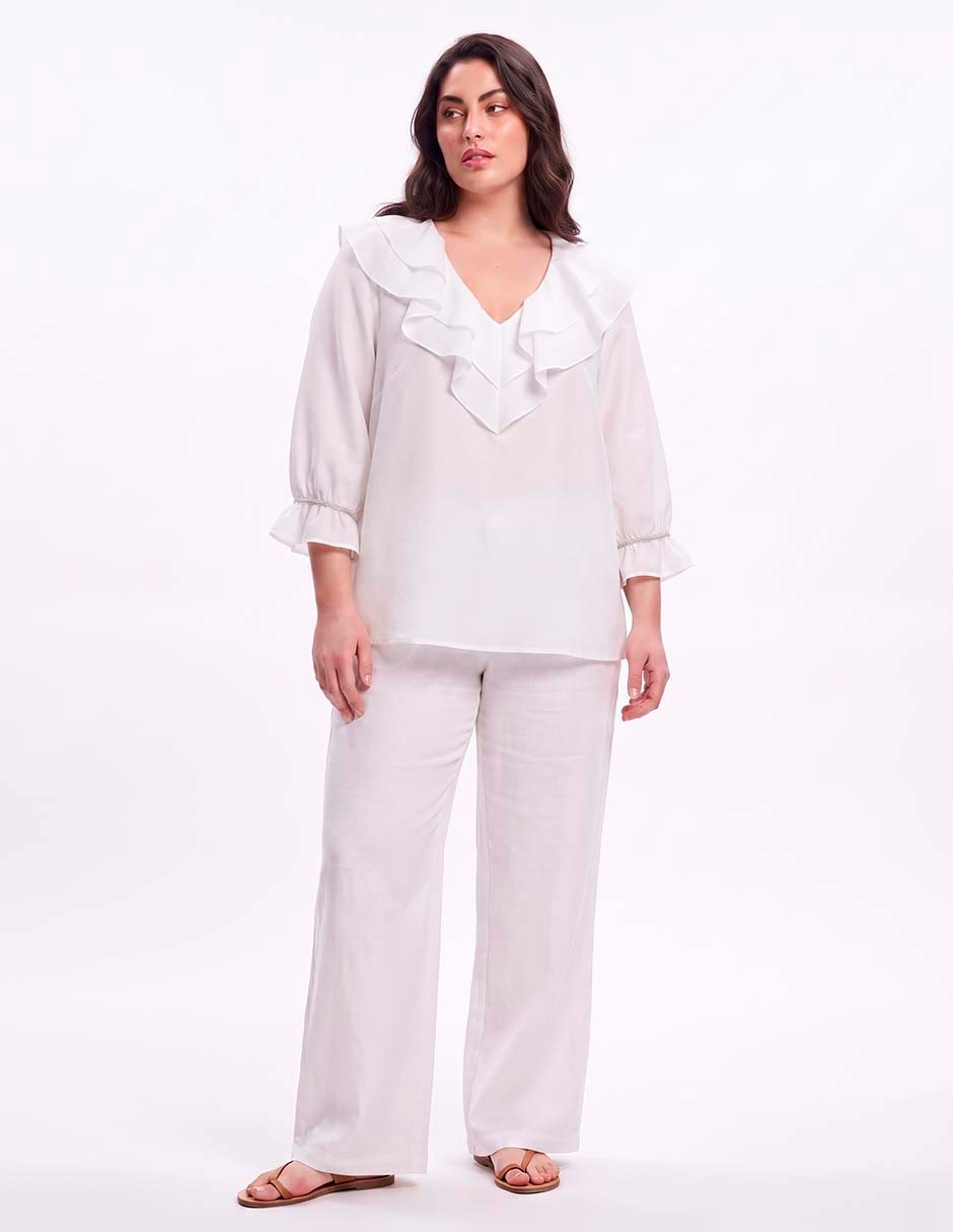 Blusa manga 3/4 para mujer 3