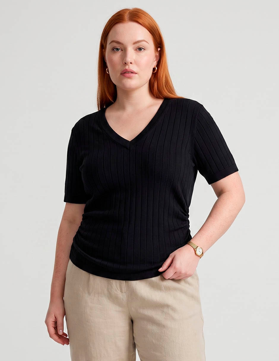 Blusa manga corta para mujer 1