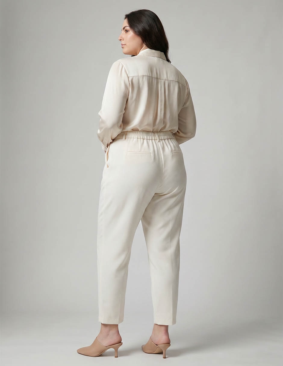 Pantalón de vestir Contempo Plus slim para mujer