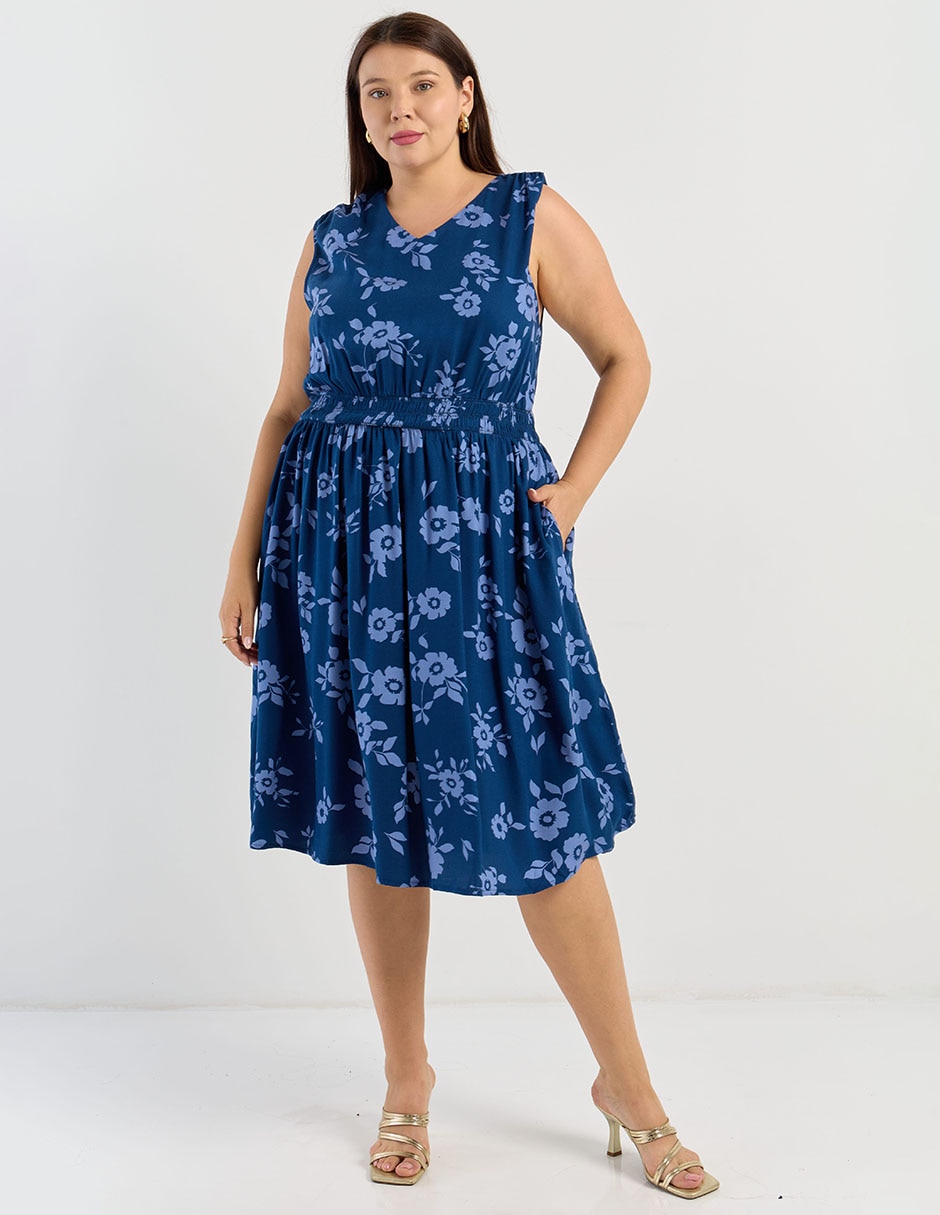 Vestido abajo de la rodilla para mujer Vestido abajo de la rodilla para mujer
