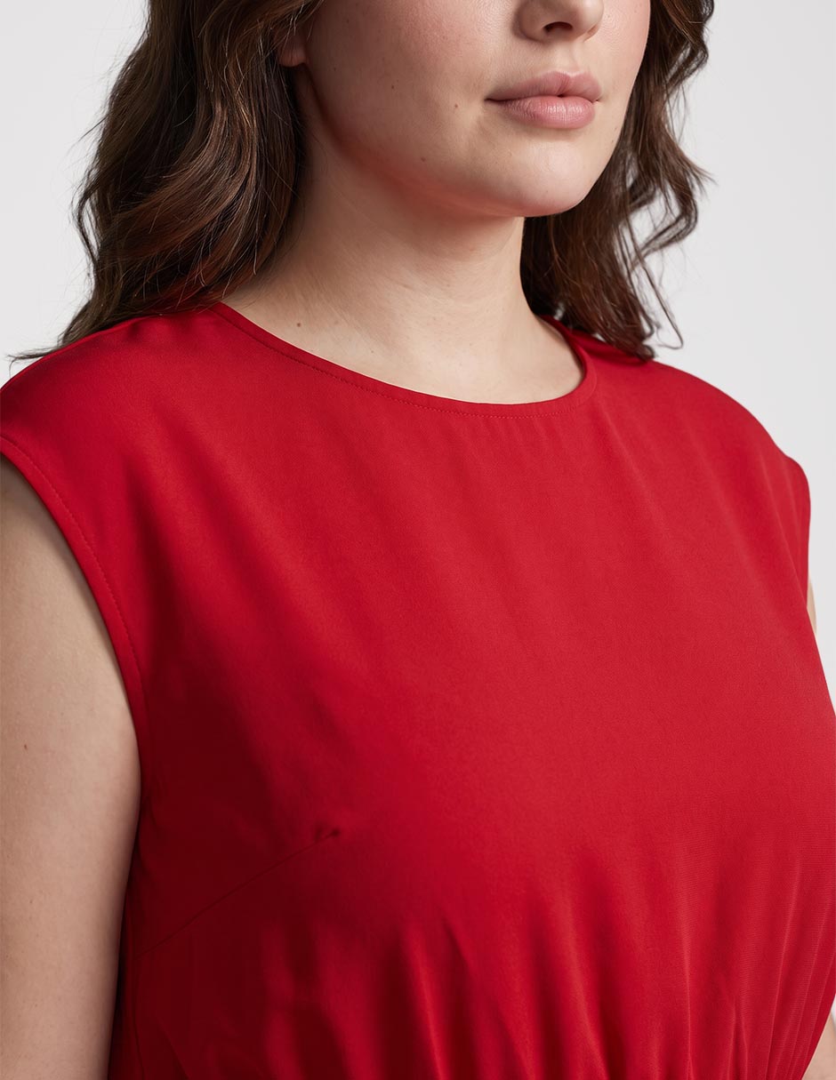 Vestido a la rodilla casual para mujer 3