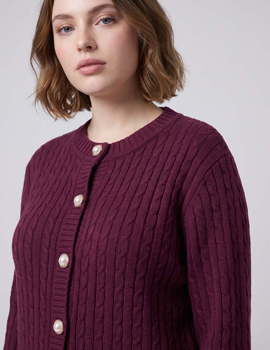 Suéter cuello redondo para mujer 3