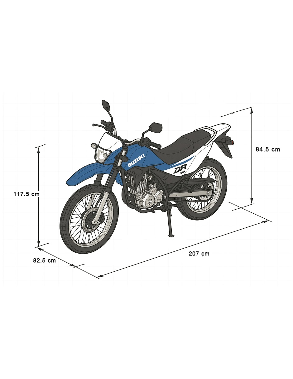 Motocicleta doble propósito Suzuki DR 150CC 2026