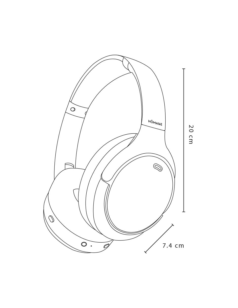 Audífonos Over-Ear alámbricos e inalámbricos con cancelacion de ruido 5