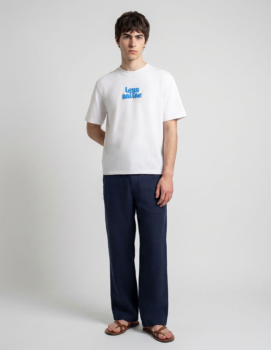Playera non stop cuello redondo para hombre