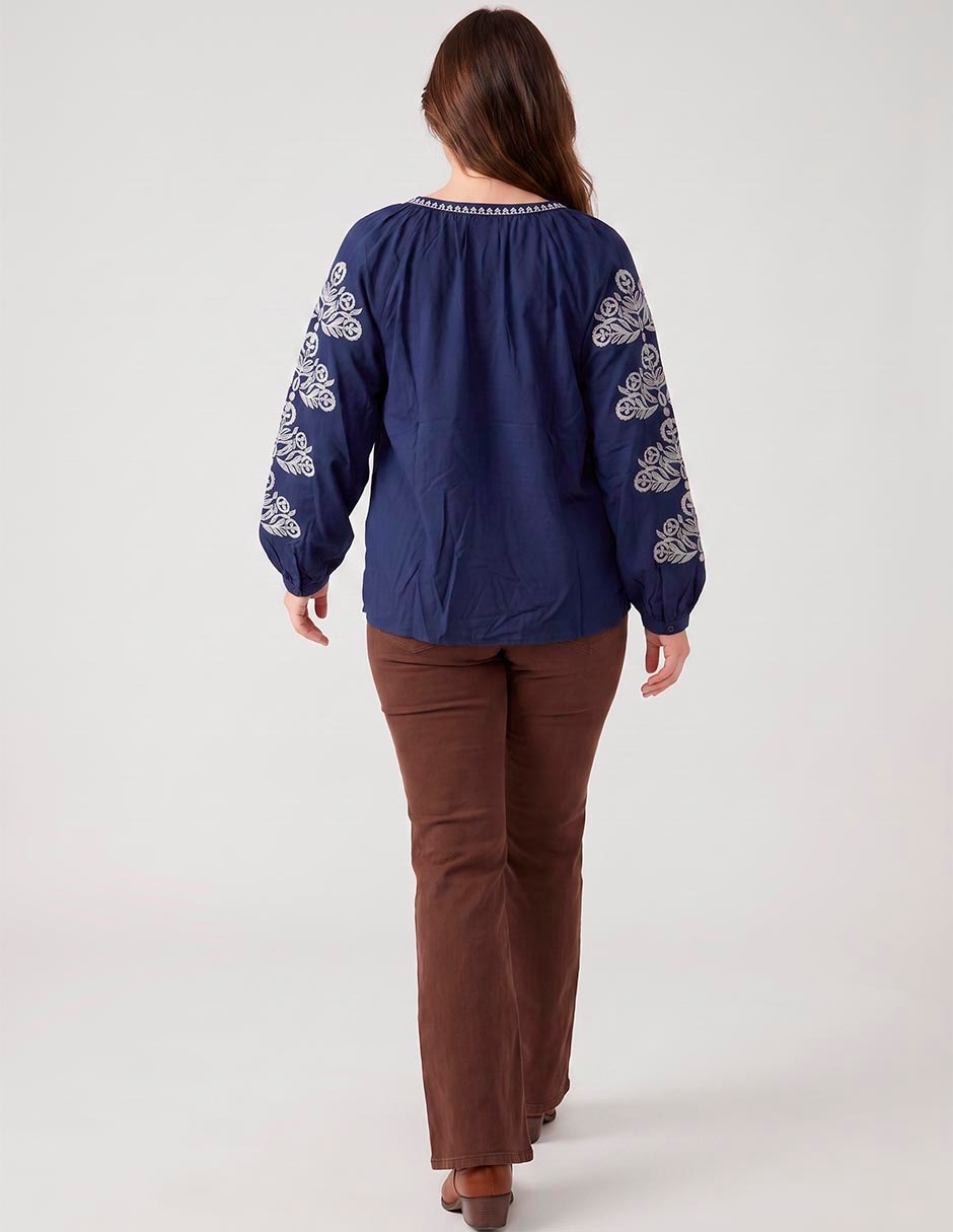 Blusa manga larga para mujer 3