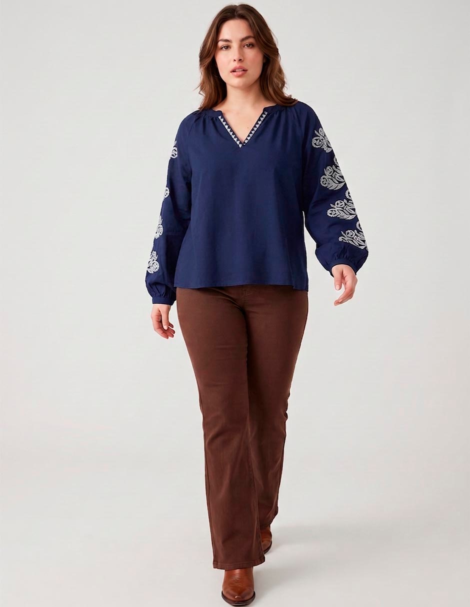 Blusa manga larga para mujer Blusa manga larga para mujer