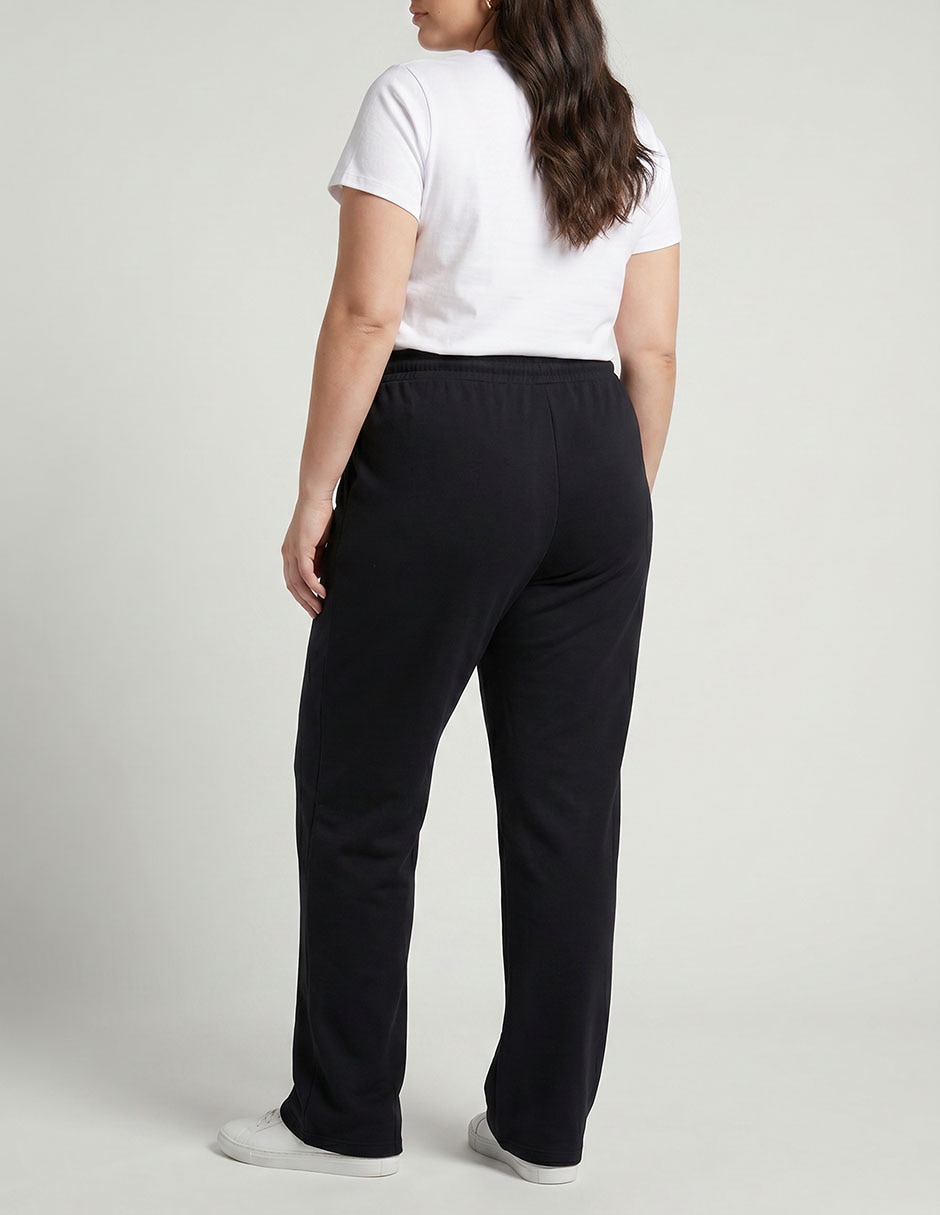 Pants regular con jareta para mujer 2