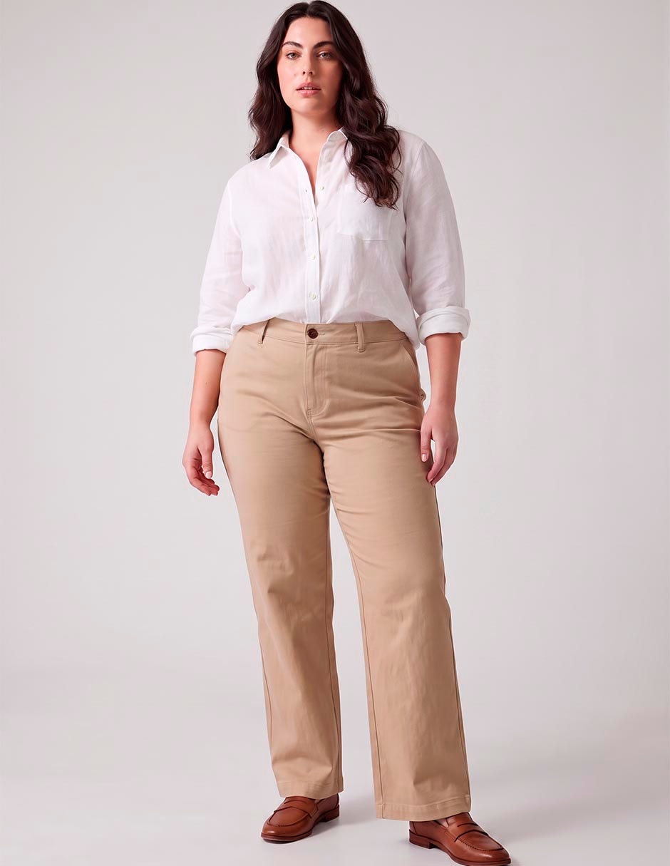 Pantalón straight para mujer