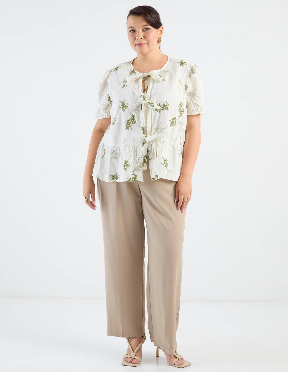 Blusa Weekend Plus manga corta para mujer