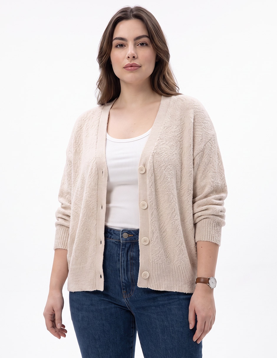 Suéter cuello abierto para mujer Suéter cuello abierto para mujer