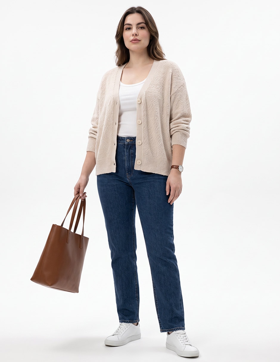Suéter cuello abierto para mujer 3