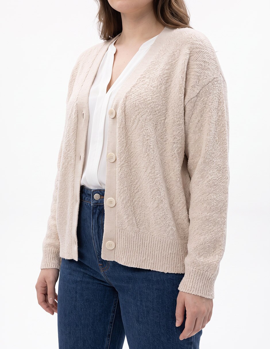 Suéter cuello abierto para mujer 4