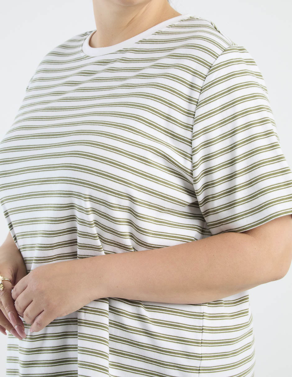 Playera manga corta cuello redondo para mujer 5
