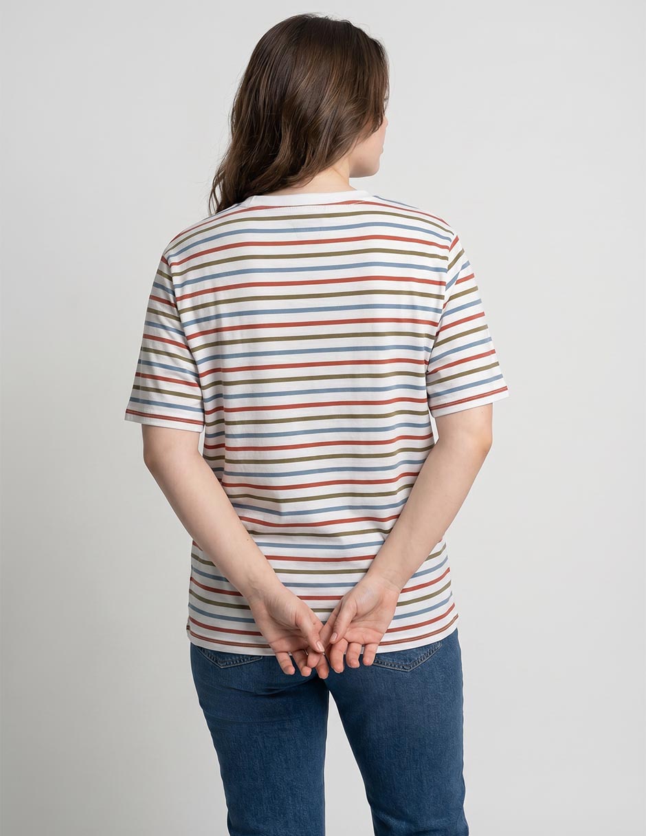 Playera manga corta cuello redondo mujer