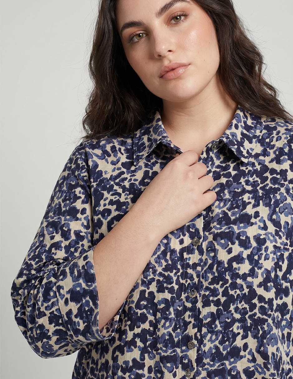 Blusa weekend plus manga 3/4 para mujer