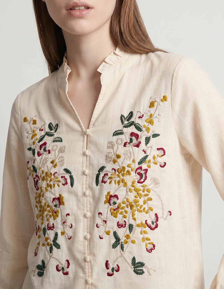 Blusa manga larga para mujer 3