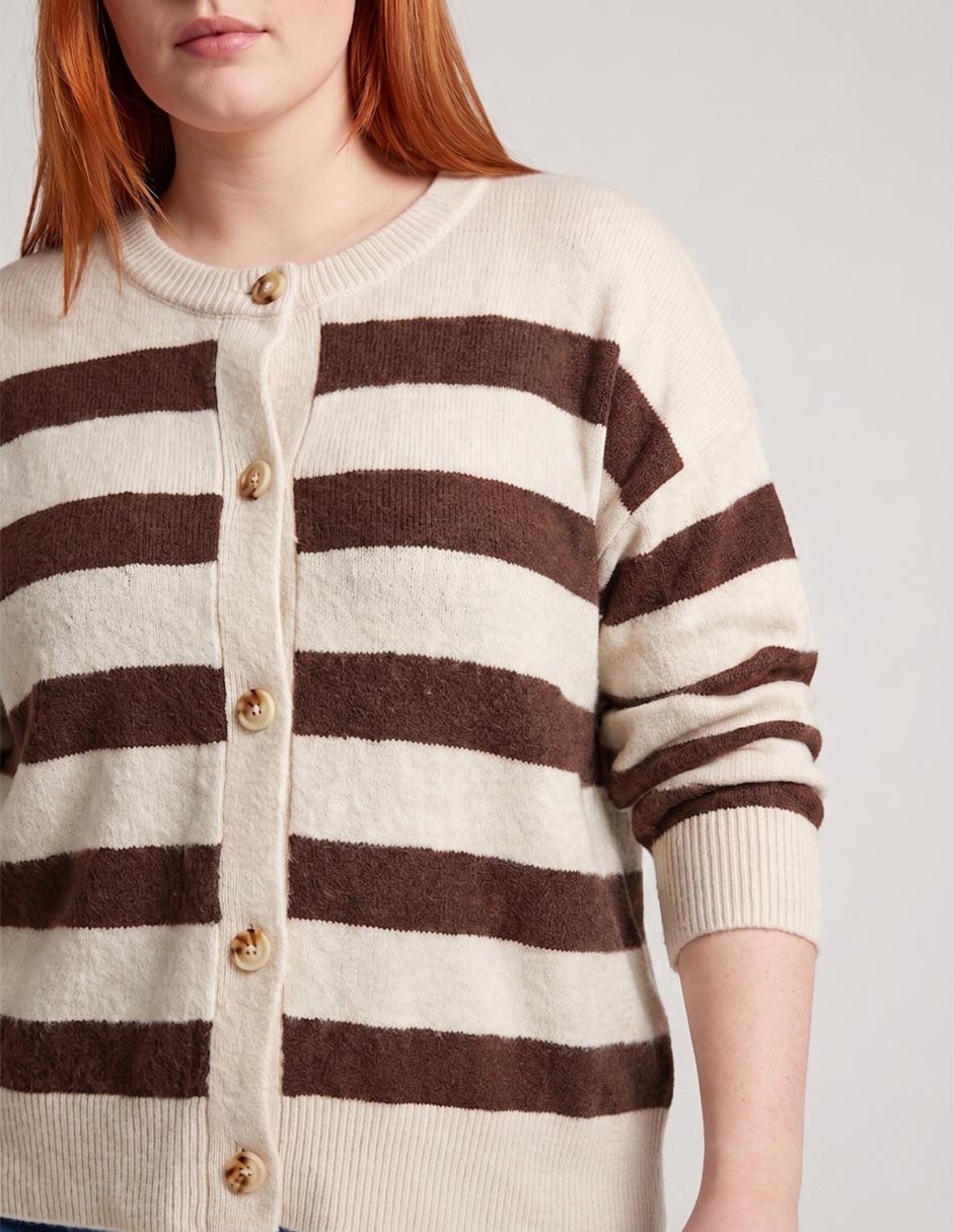 Suéter cuello redondo para mujer 4