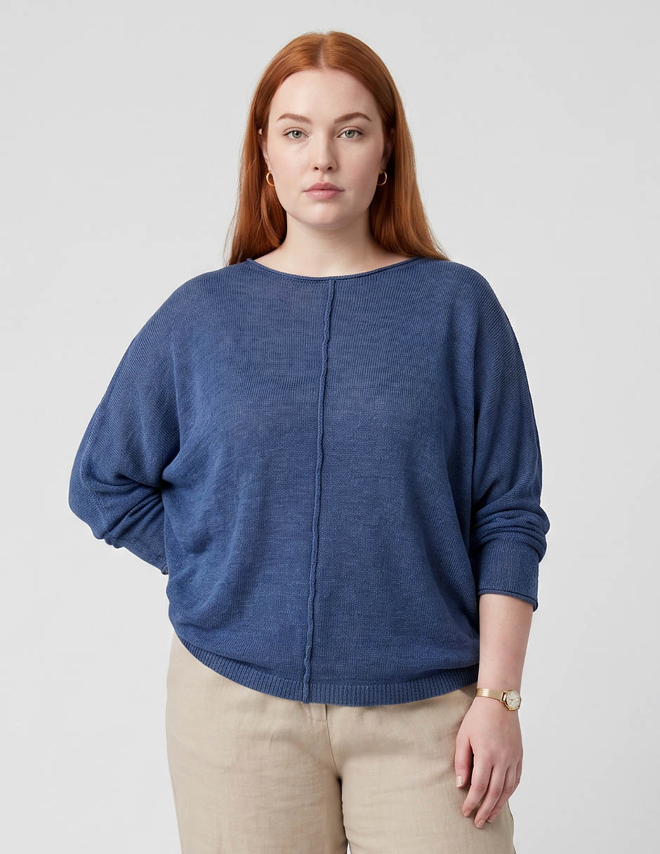 Suéter cuello redondo para mujer Suéter cuello redondo para mujer