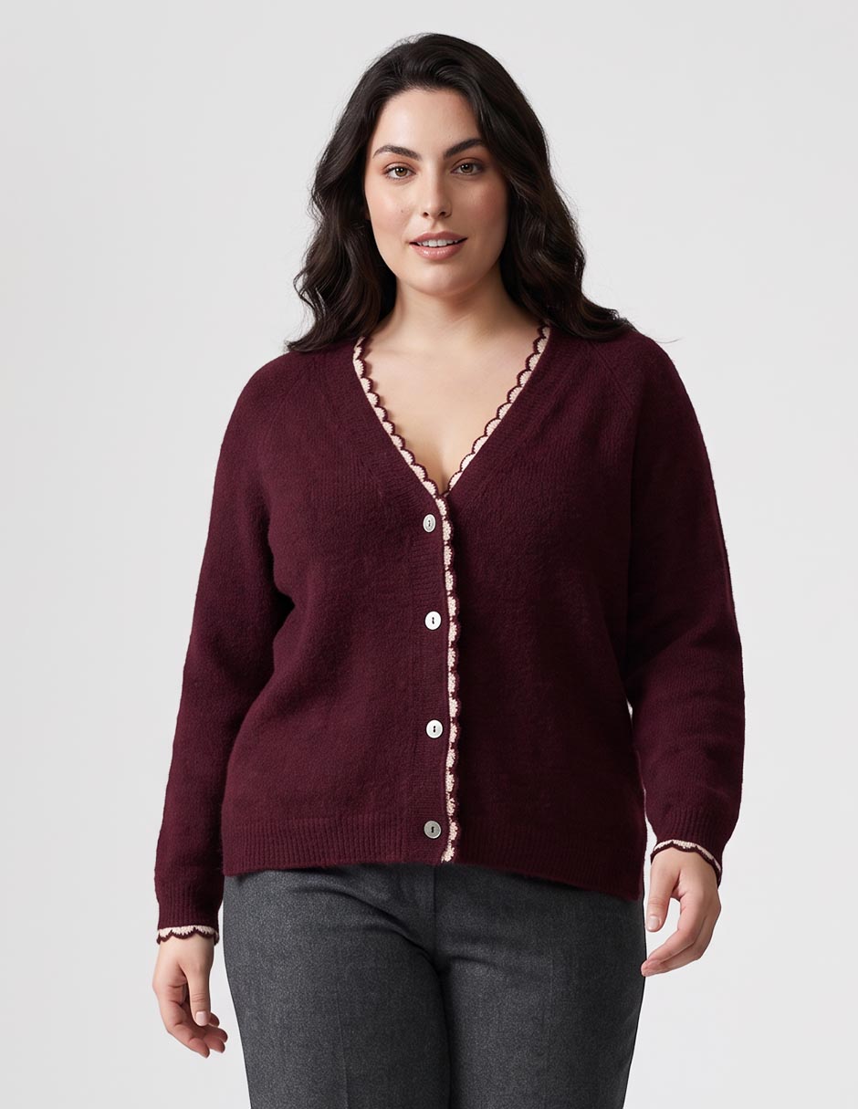 Suéter cuello V para mujer Suéter cuello V para mujer