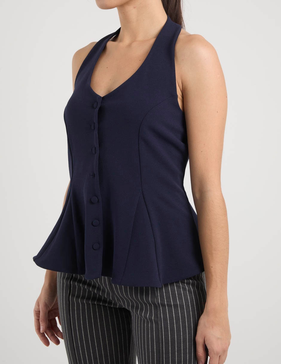 Blusa sin manga para mujer 2