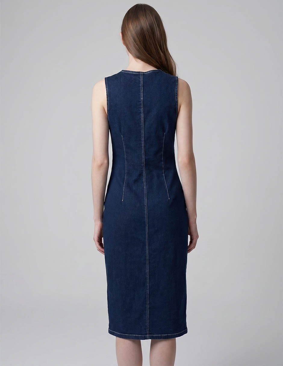 Vestido 3/4 casual Metropolis para mujer