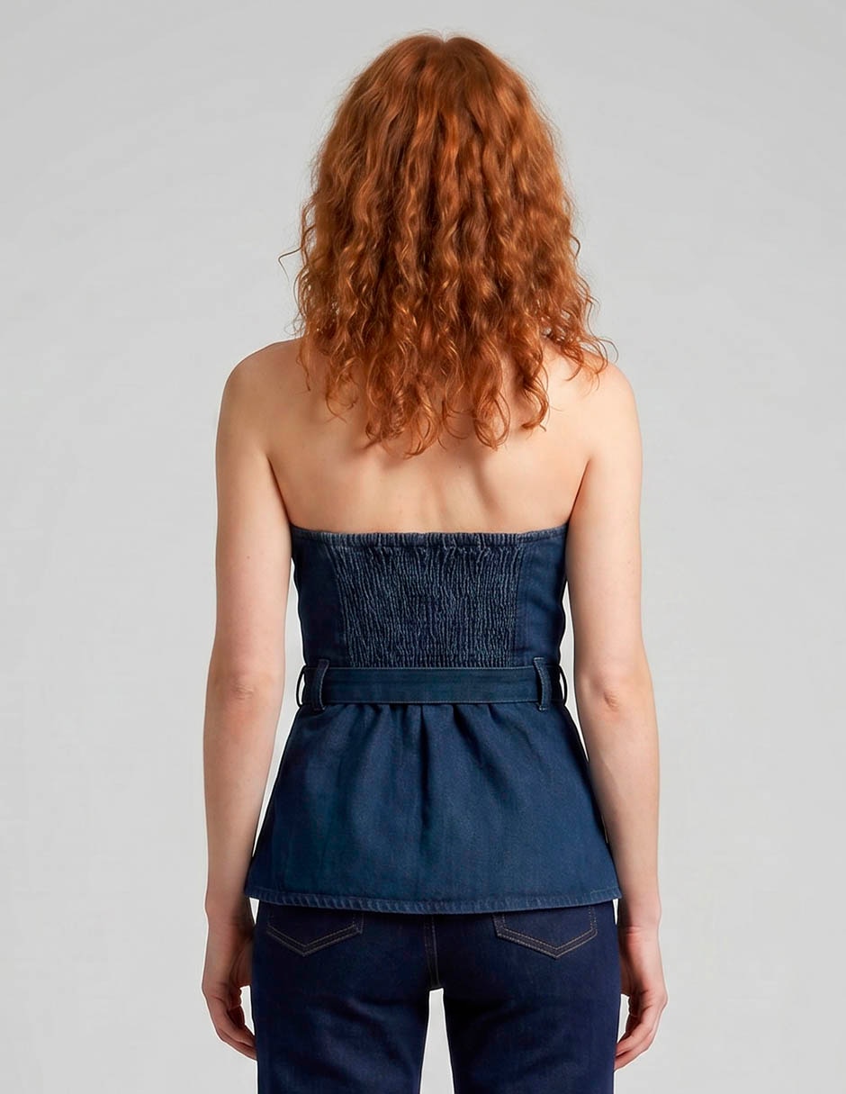 Blusa sin manga para mujer 2
