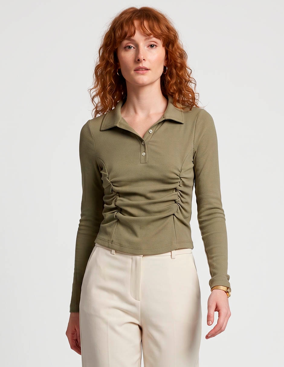 Blusa manga larga para mujer 1