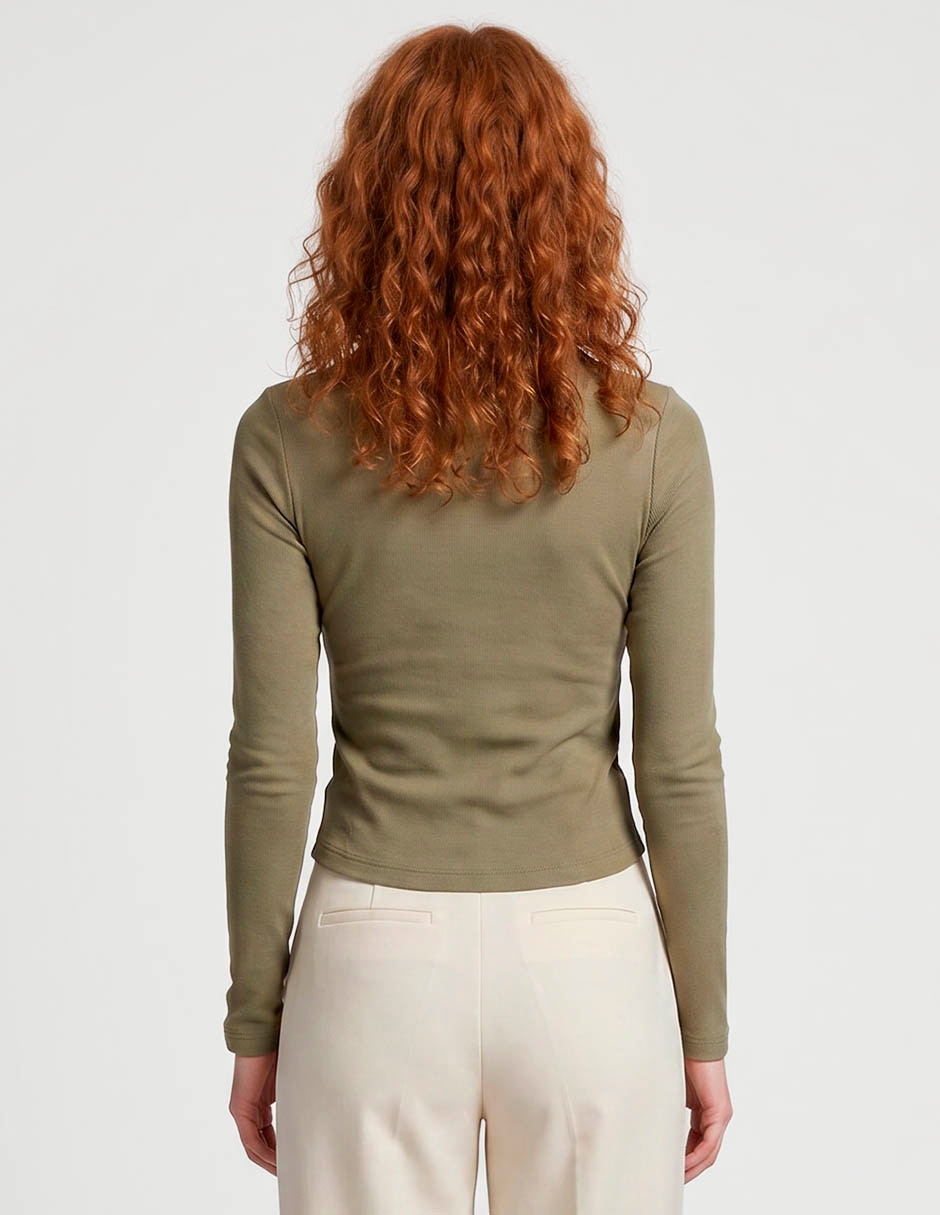 Blusa manga larga para mujer 3