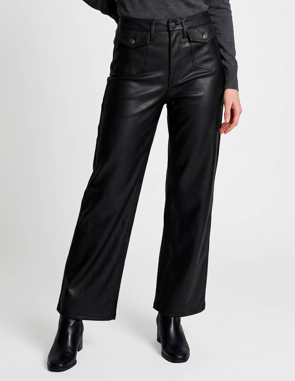 Pantalón wide leg a la cintura para mujer Pantalón wide leg a la cintura para mujer