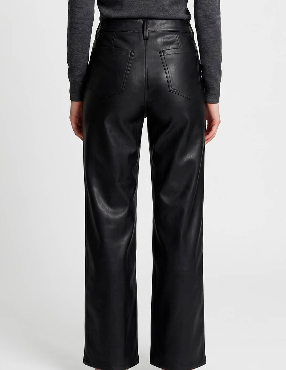 Pantalón wide leg a la cintura para mujer 3