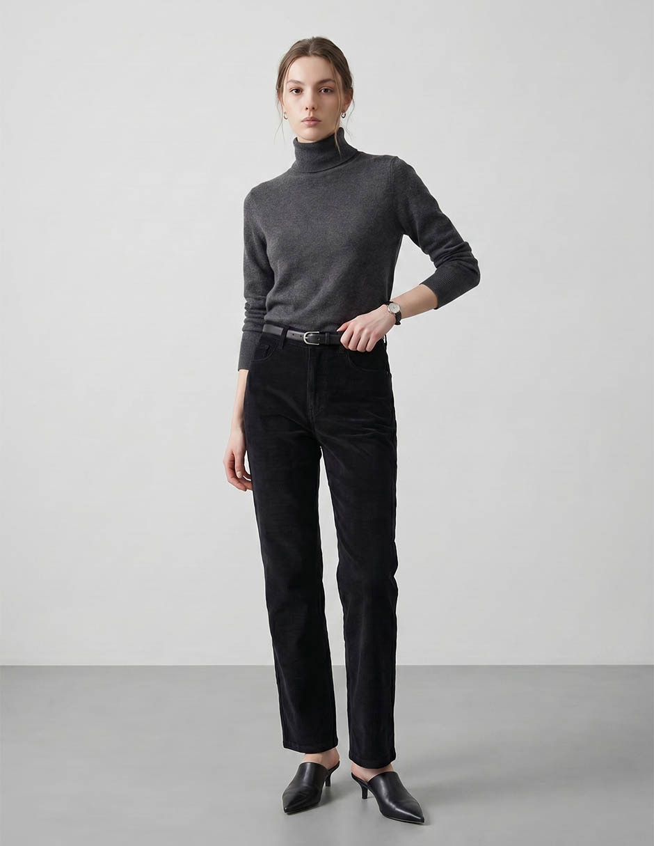 Jeans straight para mujer 2