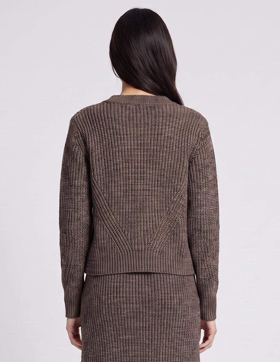 Suéter cuello v para mujer 3