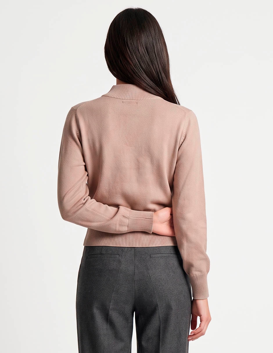 Suéter cuello alto para mujer 2